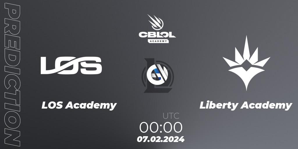 LOS Academy contre Liberty Academy : prédiction de match. 07.02.2024 at 00:00. LoL, CBLOL Academy Split 1 2024