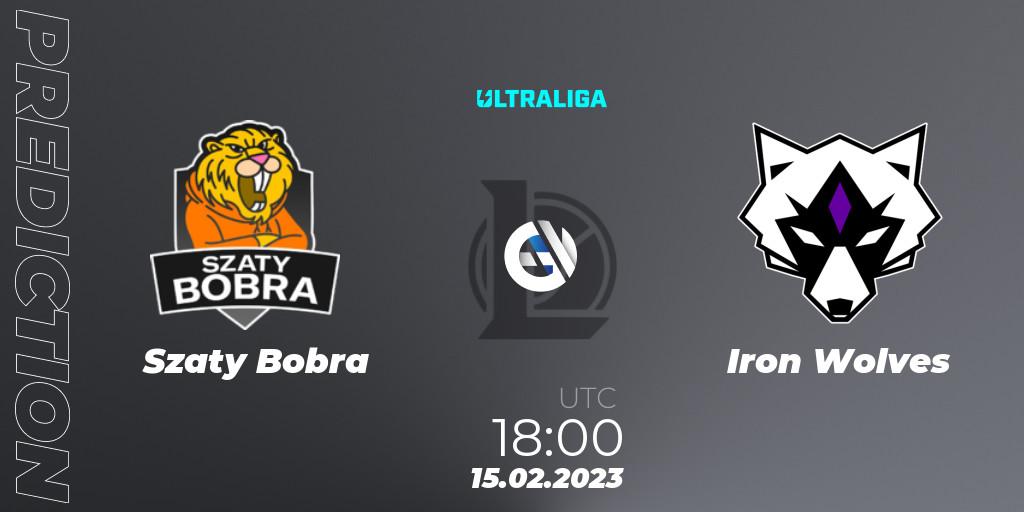 Szaty Bobra contre Iron Wolves : prédiction de match. 21.02.2023 at 18:00. LoL, Ultraliga Season 9 - Group Stage