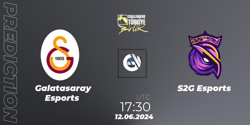 Galatasaray Esports contre S2G Esports : prédiction de match. 12.06.2024 at 17:30. VALORANT, VALORANT Challengers 2024 Turkey: Birlik Split 2