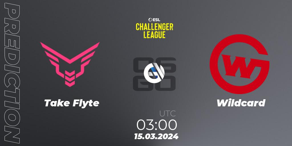 Take Flyte contre Wildcard : prédiction de match. 15.03.24. CS2 (CS:GO), ESL Challenger League Season 47: North America