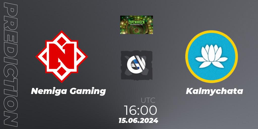Nemiga Gaming contre Kalmychata : prédiction de match. 15.06.2024 at 16:00. Dota 2, The International 2024: Eastern Europe Closed Qualifier