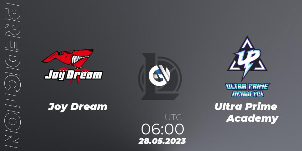 Joy Dream contre Ultra Prime Academy : prédiction de match. 28.05.23. LoL, LDL 2023 - Regular Season - Stage 3 Qualification
