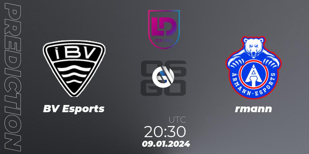 ÍBV Esports contre Ármann : prédiction de match. 09.01.24. CS2 (CS:GO), Icelandic Esports League Season 8: Regular Season