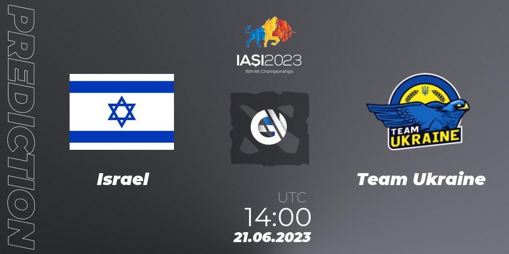 Israel contre Team Ukraine : prédiction de match. 21.06.23. Dota 2, IESF Europe B Qualifier 2023