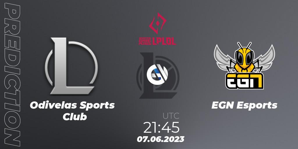 Odivelas Sports Club contre EGN Esports : prédiction de match. 07.06.23. LoL, LPLOL Split 2 2023 - Group Stage