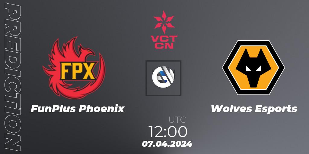 FunPlus Phoenix contre Wolves Esports : prédiction de match. 07.04.24. VALORANT, VALORANT Champions Tour China 2024: Stage 1 - Group Stage