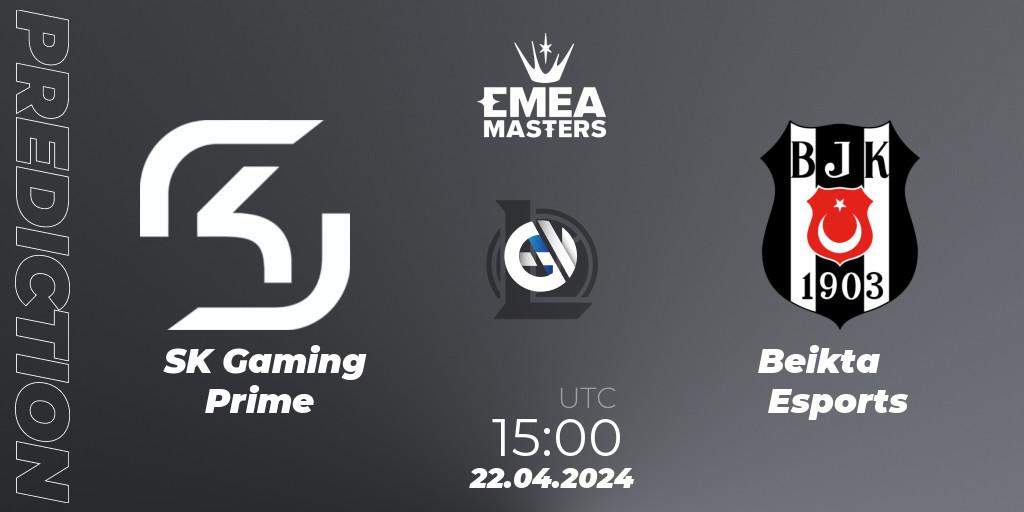 SK Gaming Prime contre Beşiktaş Esports : prédiction de match. 22.04.24. LoL, EMEA Masters Spring 2024 - Playoffs