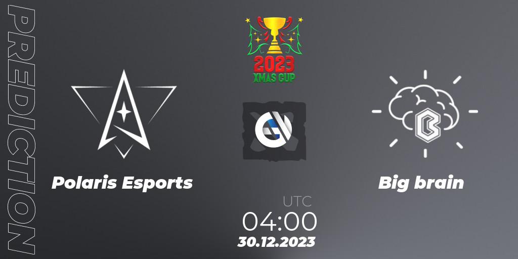 Polaris Esports contre Big brain : prédiction de match. 29.12.23. Dota 2, Xmas Cup 2023
