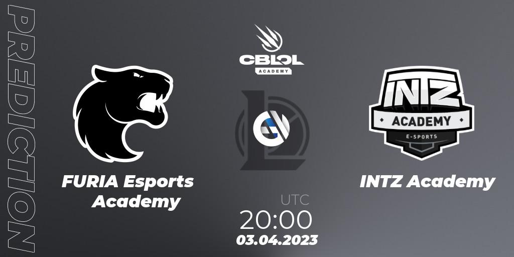 FURIA Esports Academy contre INTZ Academy : prédiction de match. 03.04.23. LoL, CBLOL Academy Split 1 2023