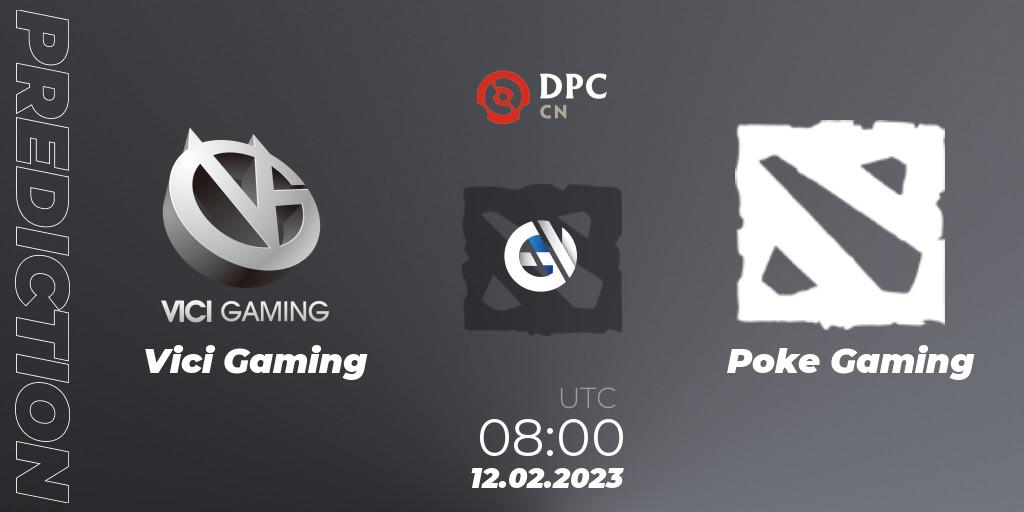 Vici Gaming contre Poke Gaming : prédiction de match. 12.02.23. Dota 2, DPC 2022/2023 Winter Tour 1: CN Division II (Lower)