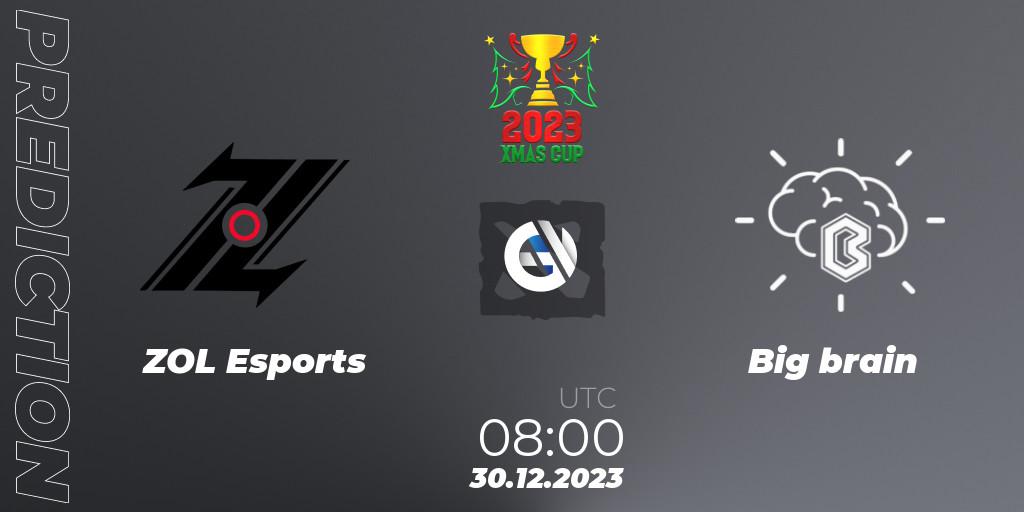 ZOL Esports contre Big brain : prédiction de match. 04.01.24. Dota 2, Xmas Cup 2023