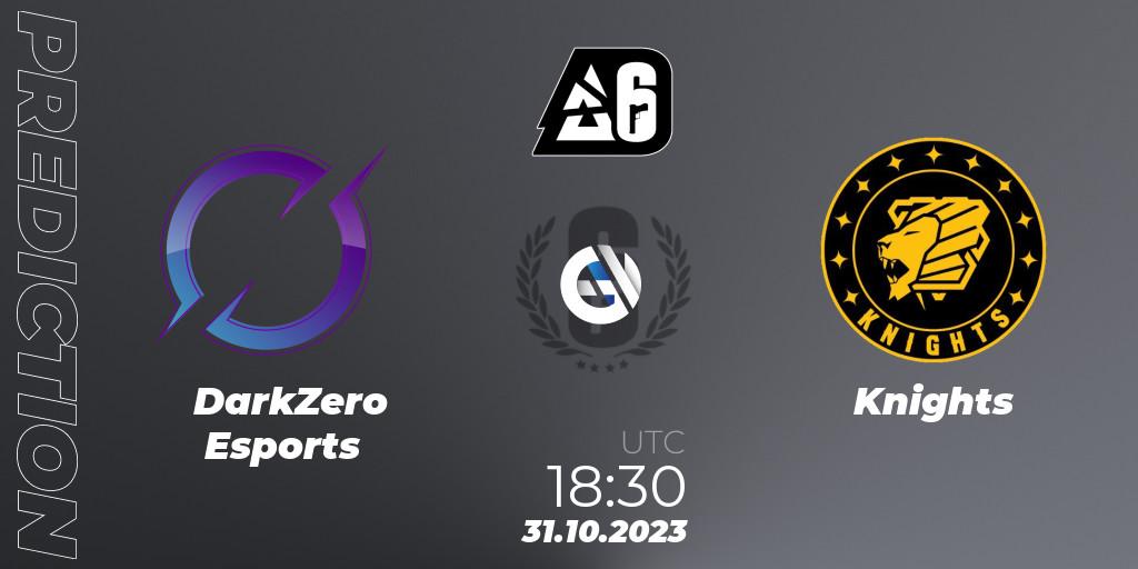DarkZero Esports contre Knights : prédiction de match. 31.10.2023 at 18:30. Rainbow Six, BLAST Major USA 2023