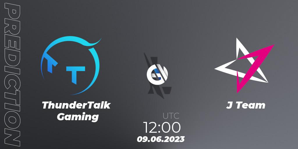 ThunderTalk Gaming contre J Team : prédiction de match. 09.06.23. Wild Rift, WRL Asia 2023 - Season 1 - Regular Season