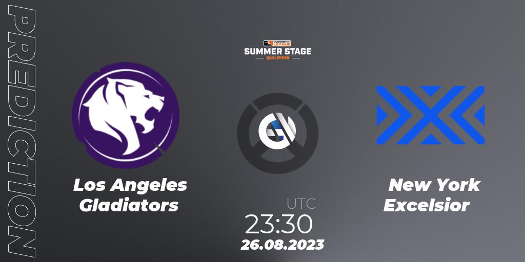 Los Angeles Gladiators contre New York Excelsior : prédiction de match. 26.08.23. Overwatch, Overwatch League 2023 - Summer Stage Qualifiers