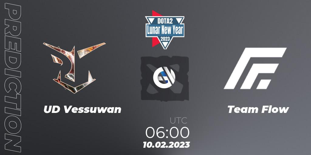 UD Vessuwan contre Team Flow : prédiction de match. 11.02.23. Dota 2, Lunar New Year 2023