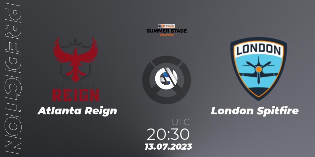 Atlanta Reign contre London Spitfire : prédiction de match. 13.07.23. Overwatch, Overwatch League 2023 - Summer Stage Qualifiers