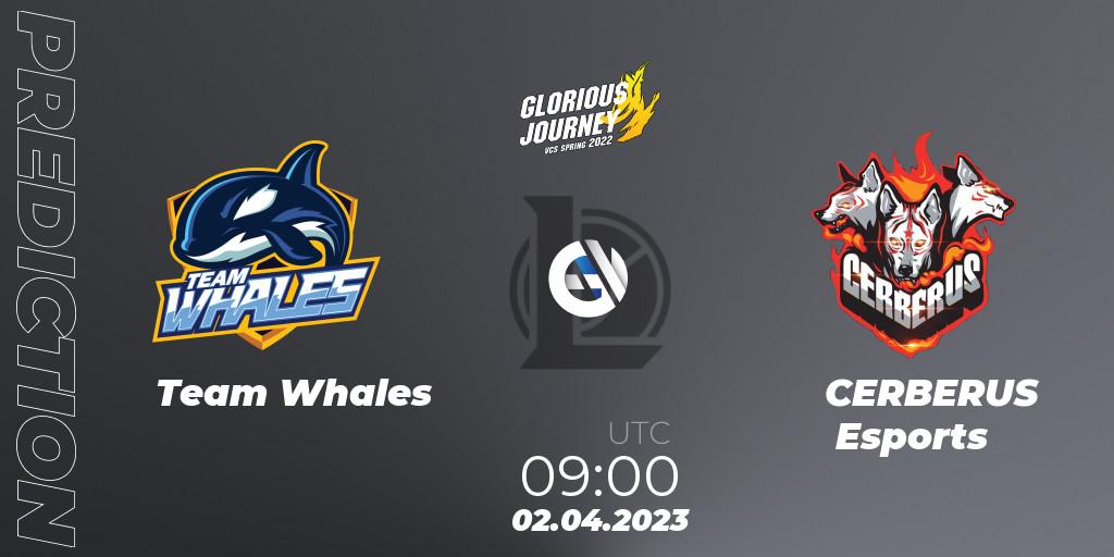 Team Whales contre CERBERUS Esports : prédiction de match. 02.04.23. LoL, VCS Spring 2023 - Group Stage
