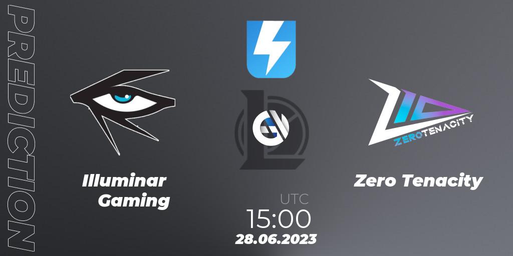 Illuminar Gaming contre Zero Tenacity : prédiction de match. 21.06.2023 at 18:15. LoL, Ultraliga Season 10 2023 Regular Season