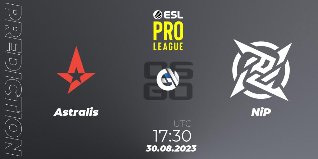 Astralis contre NiP : prédiction de match. 30.08.23. CS2 (CS:GO), ESL Pro League Season 18