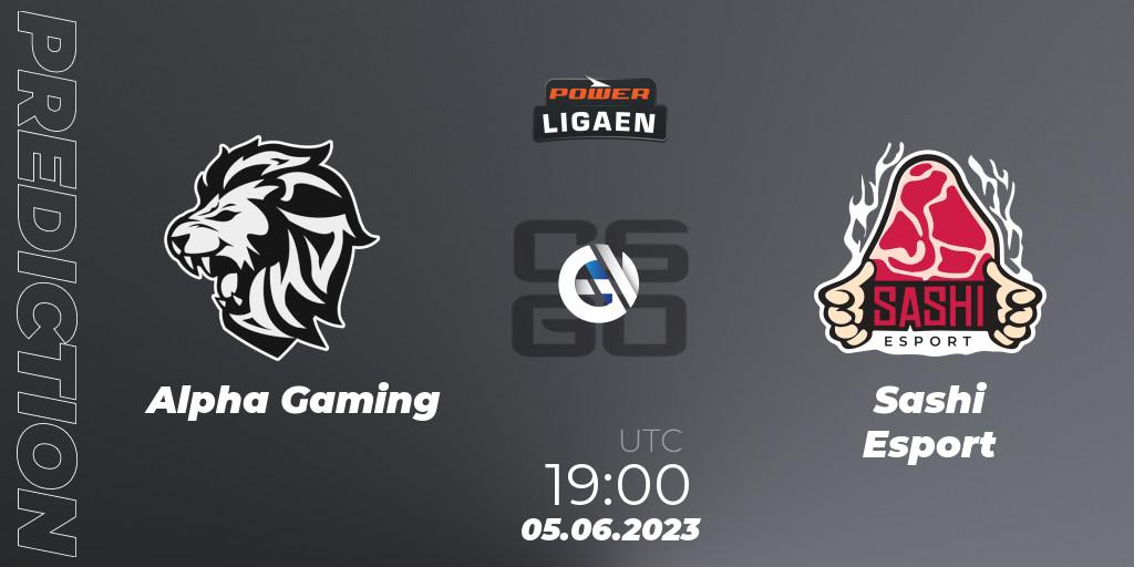 Alpha Gaming contre Sashi Esport : prédiction de match. 05.06.23. CS2 (CS:GO), Dust2.dk Ligaen Season 23