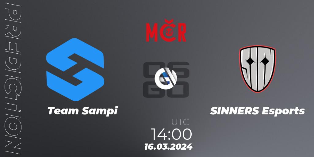 Team Sampi contre SINNERS Esports : prédiction de match. 16.03.24. CS2 (CS:GO), Tipsport Cup Winter 2024