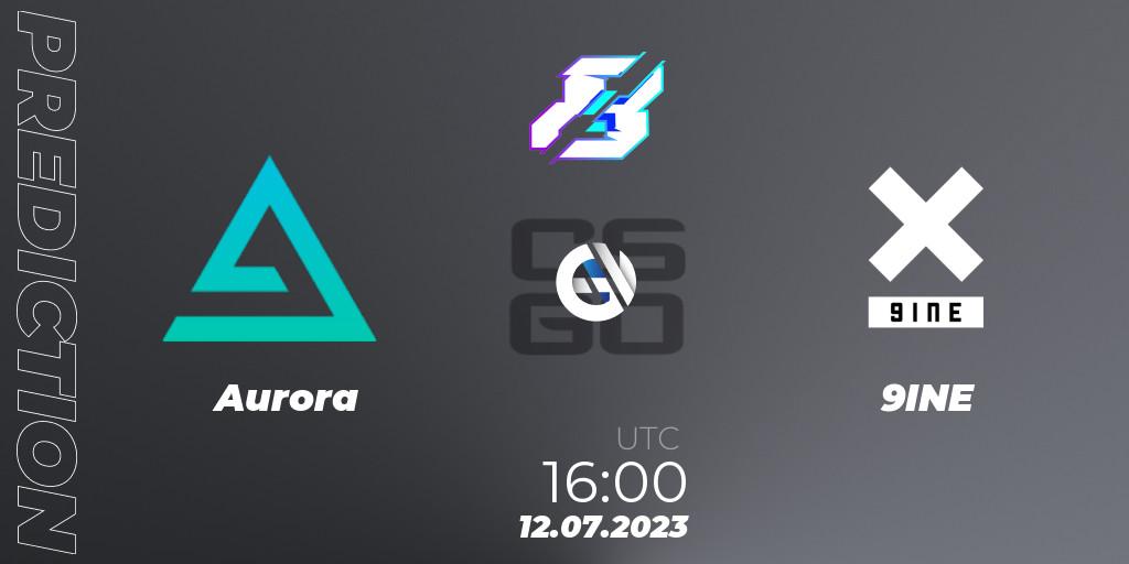 Aurora contre 9INE : prédiction de match. 12.07.23. CS2 (CS:GO), Gamers8 2023 Europe Open Qualifier 2