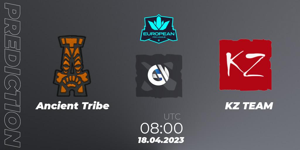 Ancient Tribe contre KZ TEAM : prédiction de match. 18.04.2023 at 08:03. Dota 2, European Pro League Season 8