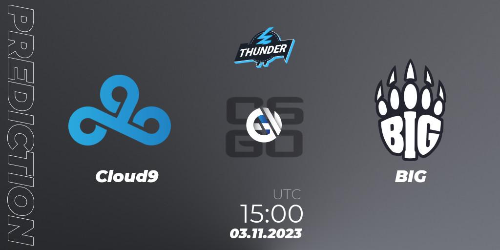 Cloud9 contre BIG : prédiction de match. 03.11.23. CS2 (CS:GO), Thunderpick CS:GO World Championship 2023