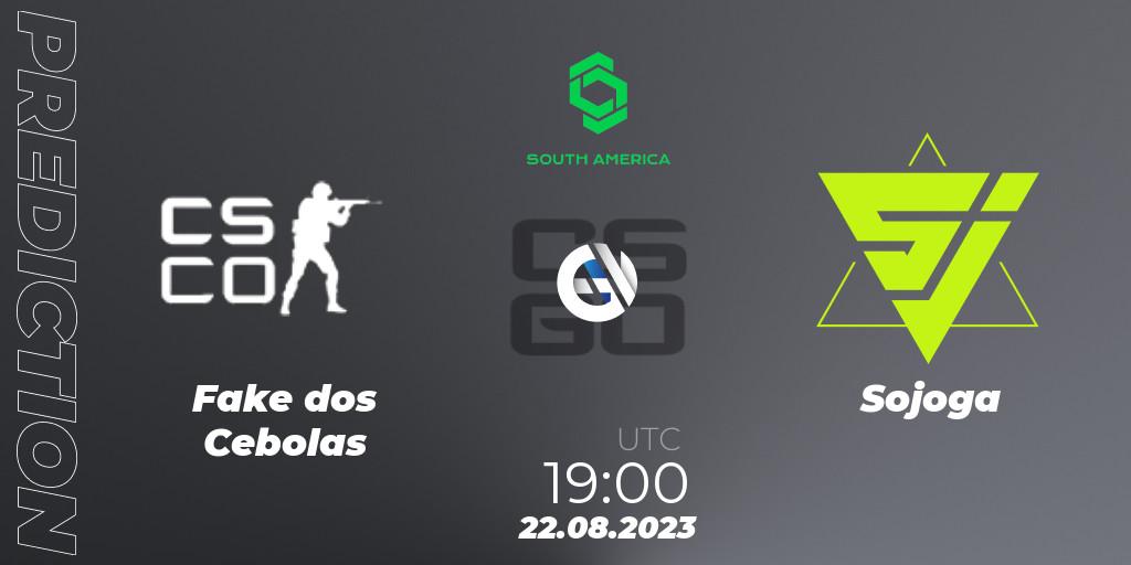 Fake dos Cebolas contre Sojoga : prédiction de match. 22.08.2023 at 21:25. Counter-Strike (CS2), CCT South America Series #10