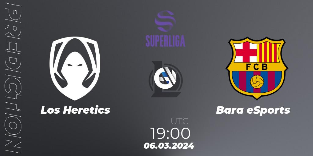 Los Heretics contre Barça eSports : prédiction de match. 06.03.24. LoL, Superliga Spring 2024 - Group Stage