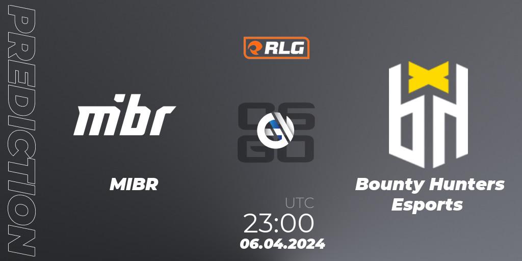 MIBR contre Bounty Hunters Esports : prédiction de match. 06.04.2024 at 23:00. Counter-Strike (CS2), RES Latin American Series #3