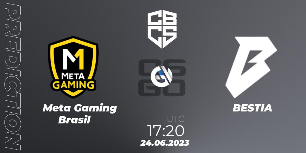 Meta Gaming Brasil contre BESTIA : prédiction de match. 24.06.23. CS2 (CS:GO), CBCS 2023 Season 1