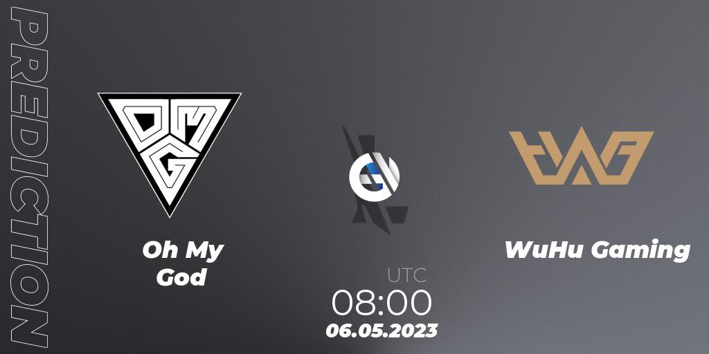 Oh My God contre WuHu Gaming : prédiction de match. 06.05.2023 at 08:00. Wild Rift, WRL Asia 2023 - Season 1 - Regular Season