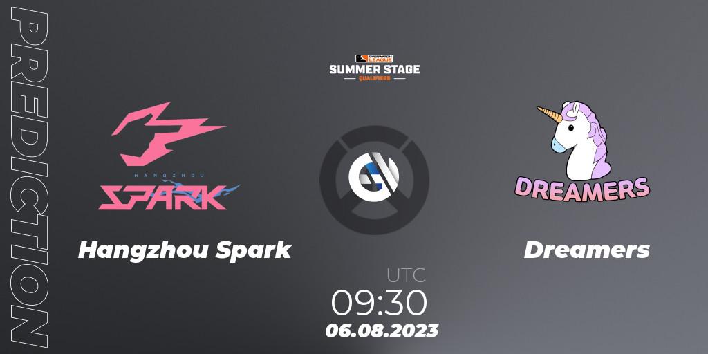 Hangzhou Spark contre Dreamers : prédiction de match. 06.08.23. Overwatch, Overwatch League 2023 - Summer Stage Qualifiers