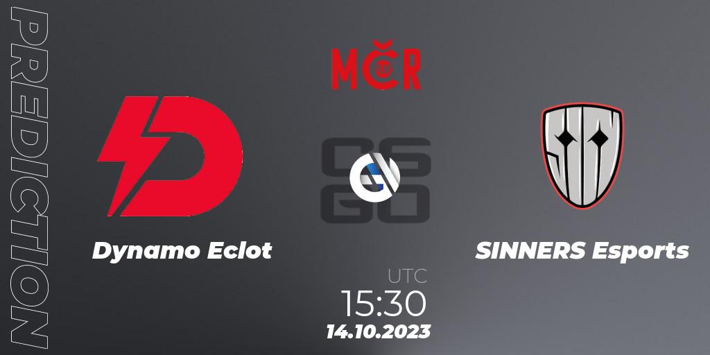 Dynamo Eclot contre SINNERS Esports : prédiction de match. 14.10.23. CS2 (CS:GO), Tipsport Cup Prague Fall 2023
