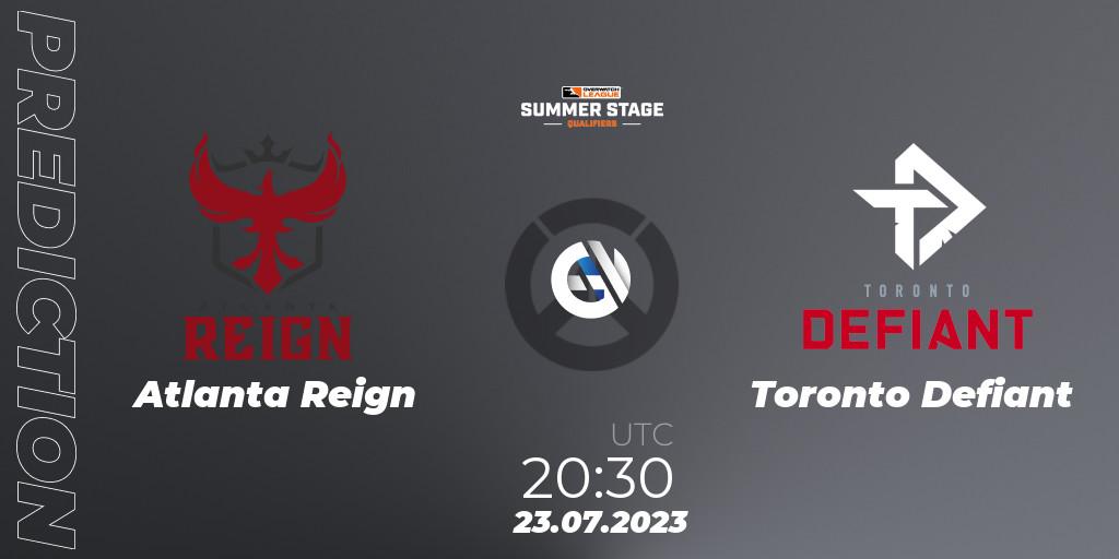 Atlanta Reign contre Toronto Defiant : prédiction de match. 23.07.23. Overwatch, Overwatch League 2023 - Summer Stage Qualifiers