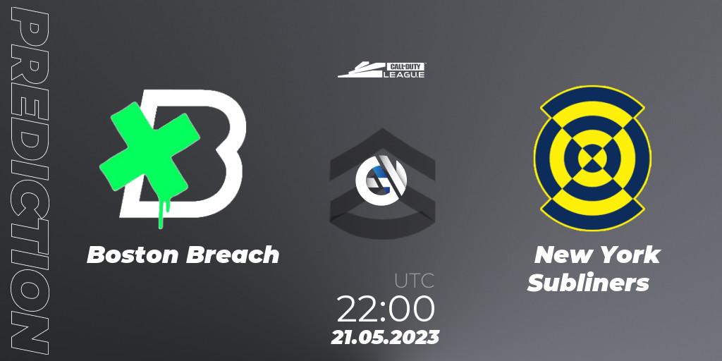 Boston Breach contre New York Subliners : prédiction de match. 21.05.2023 at 22:00. Call of Duty, Call of Duty League 2023: Stage 5 Major Qualifiers