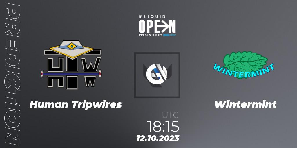 Human Tripwires contre Wintermint : prédiction de match. 13.10.23. VALORANT, Liquid Open 2023 - Europe