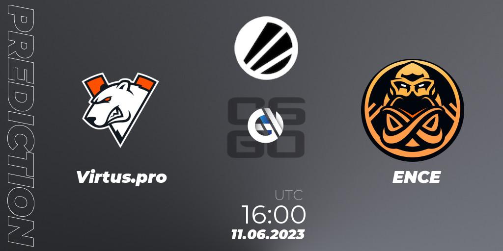 Virtus.pro contre ENCE : prédiction de match. 11.06.23. CS2 (CS:GO), ESL Challenger Katowice 2023