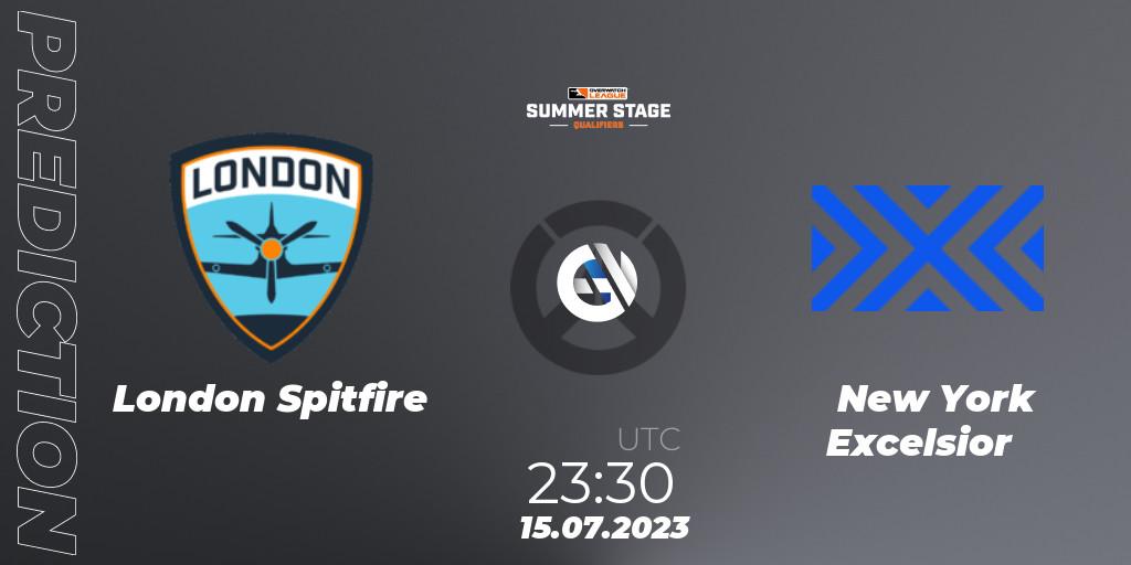 London Spitfire contre New York Excelsior : prédiction de match. 16.07.23. Overwatch, Overwatch League 2023 - Summer Stage Qualifiers