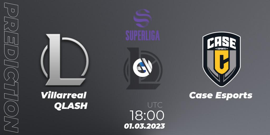 Villarreal QLASH contre Case Esports : prédiction de match. 01.03.2023 at 18:00. LoL, LVP Superliga 2nd Division Spring 2023 - Group Stage