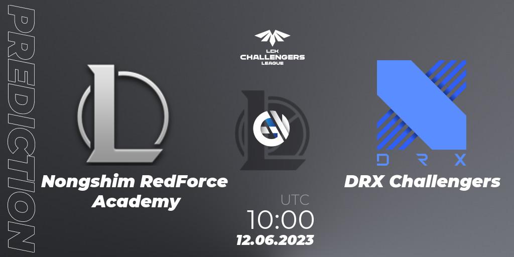 Nongshim RedForce Academy contre DRX Challengers : prédiction de match. 12.06.23. LoL, LCK Challengers League 2023 Summer - Group Stage