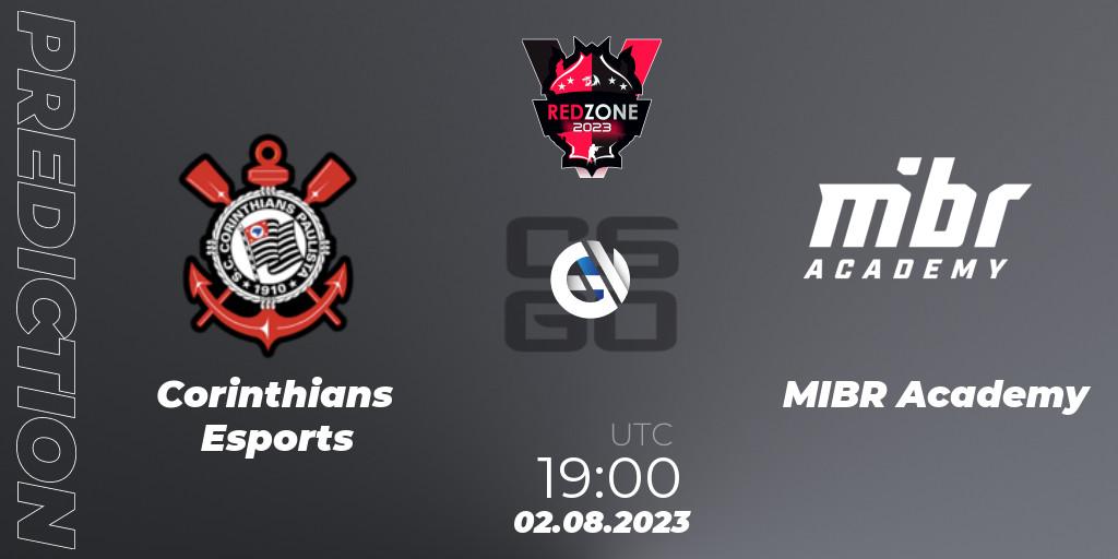 Corinthians Esports contre MIBR Academy : prédiction de match. 02.08.2023 at 19:00. Counter-Strike (CS2), RedZone PRO League Season 5