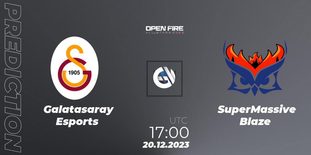 Galatasaray Esports contre SuperMassive Blaze : prédiction de match. 20.12.23. VALORANT, Open Fire All Stars 2023