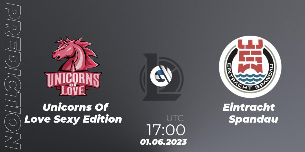 Unicorns Of Love Sexy Edition contre Eintracht Spandau : prédiction de match. 01.06.23. LoL, Prime League Summer 2023 - Group Stage