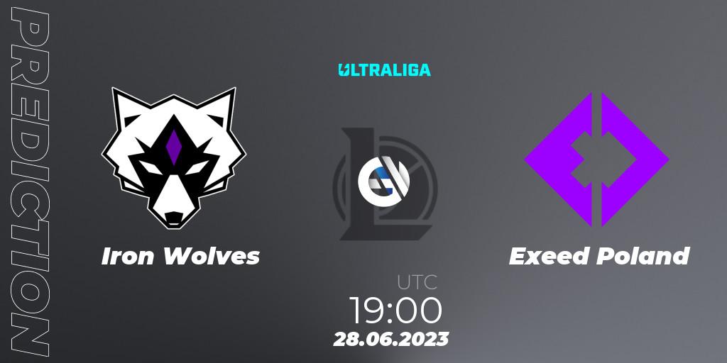 Iron Wolves contre Exeed Poland : prédiction de match. 28.06.2023 at 19:00. LoL, Ultraliga Season 10 2023 Regular Season