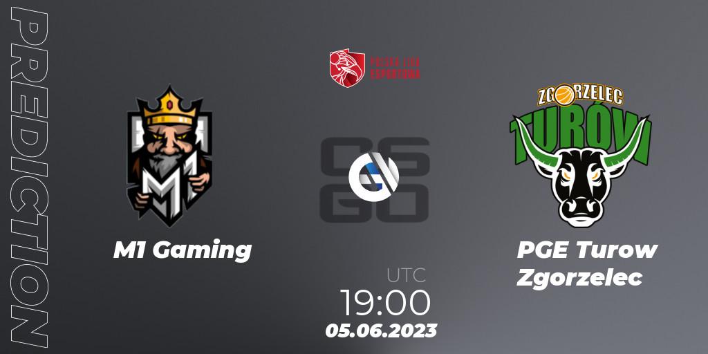 M1 Gaming contre PGE Turow Zgorzelec : prédiction de match. 05.06.23. CS2 (CS:GO), Polish Esports League 2023 Split 2