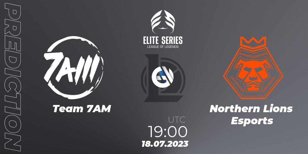 Team 7AM contre Northern Lions Esports : prédiction de match. 18.07.23. LoL, Elite Series Summer 2023