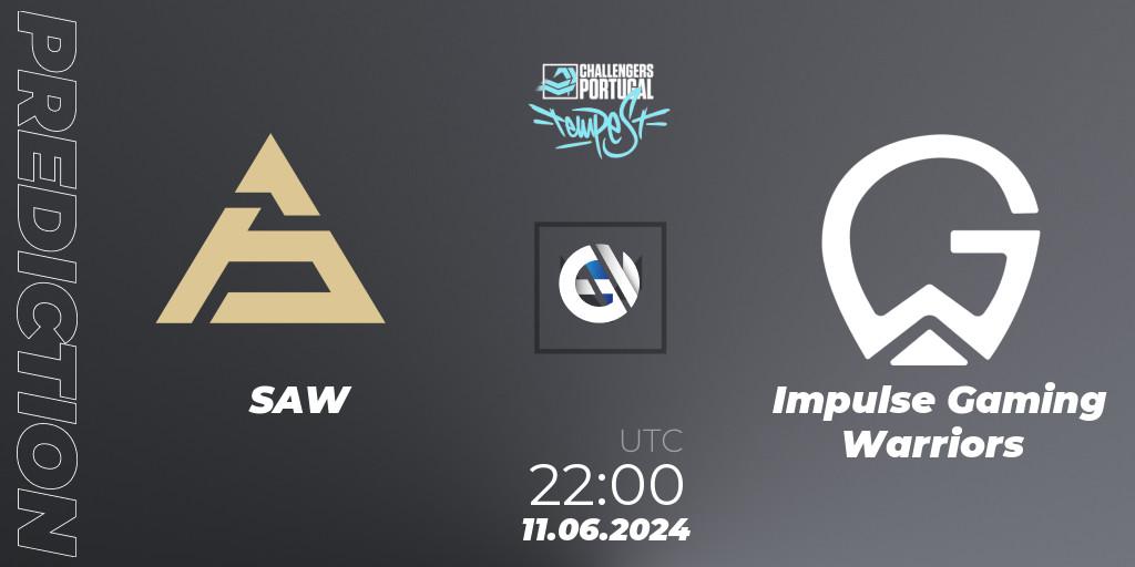 SAW contre Impulse Gaming Warriors : prédiction de match. 11.06.2024 at 21:00. VALORANT, VALORANT Challengers 2024 Portugal: Tempest Split 2