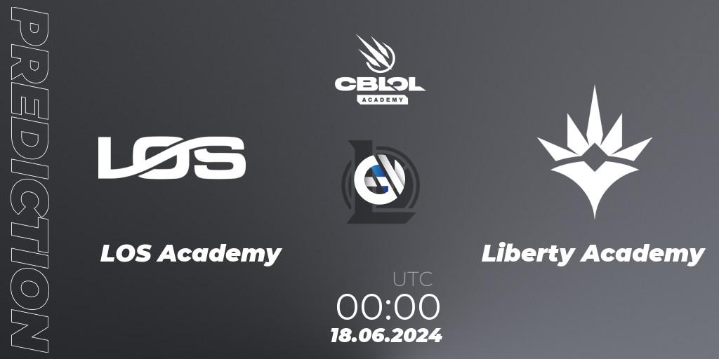 LOS Academy contre Liberty Academy : prédiction de match. 18.06.2024 at 00:00. LoL, CBLOL Academy 2024